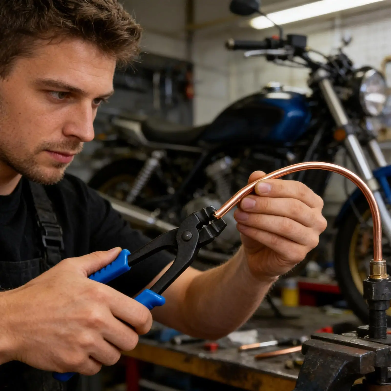 Pipe Bender Ergonomic Manual Hand Tools Car Brake Tubing Bender Pliers For Automotive SUV Truck RV Sedan Pickup Workshop Garage