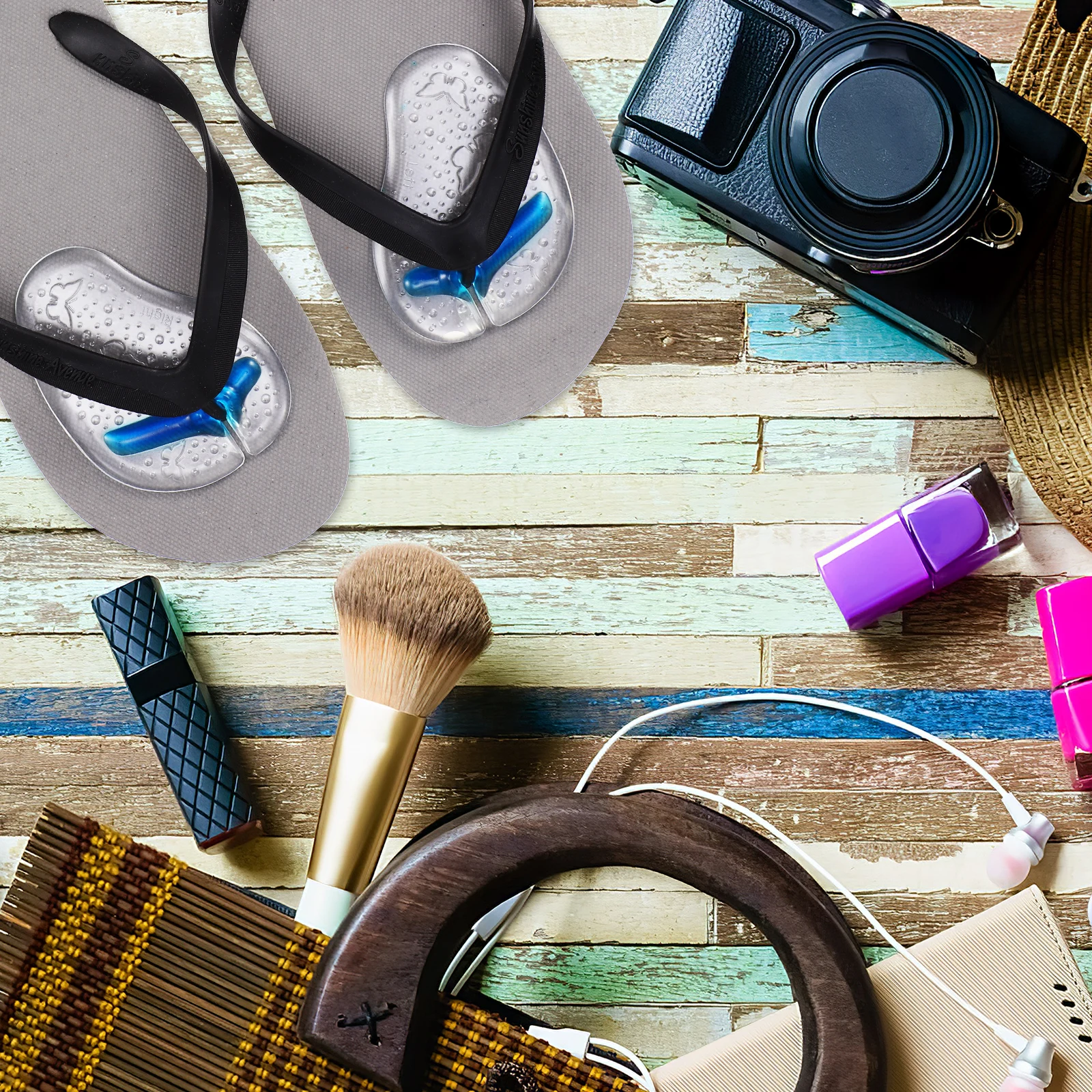 

7pcs 7 Pairs Thong Sandals Toe Guards Gel Cushions Toe Protectors For Sandals Slippers Foot Care Tool Non Slip Invisible Stylish