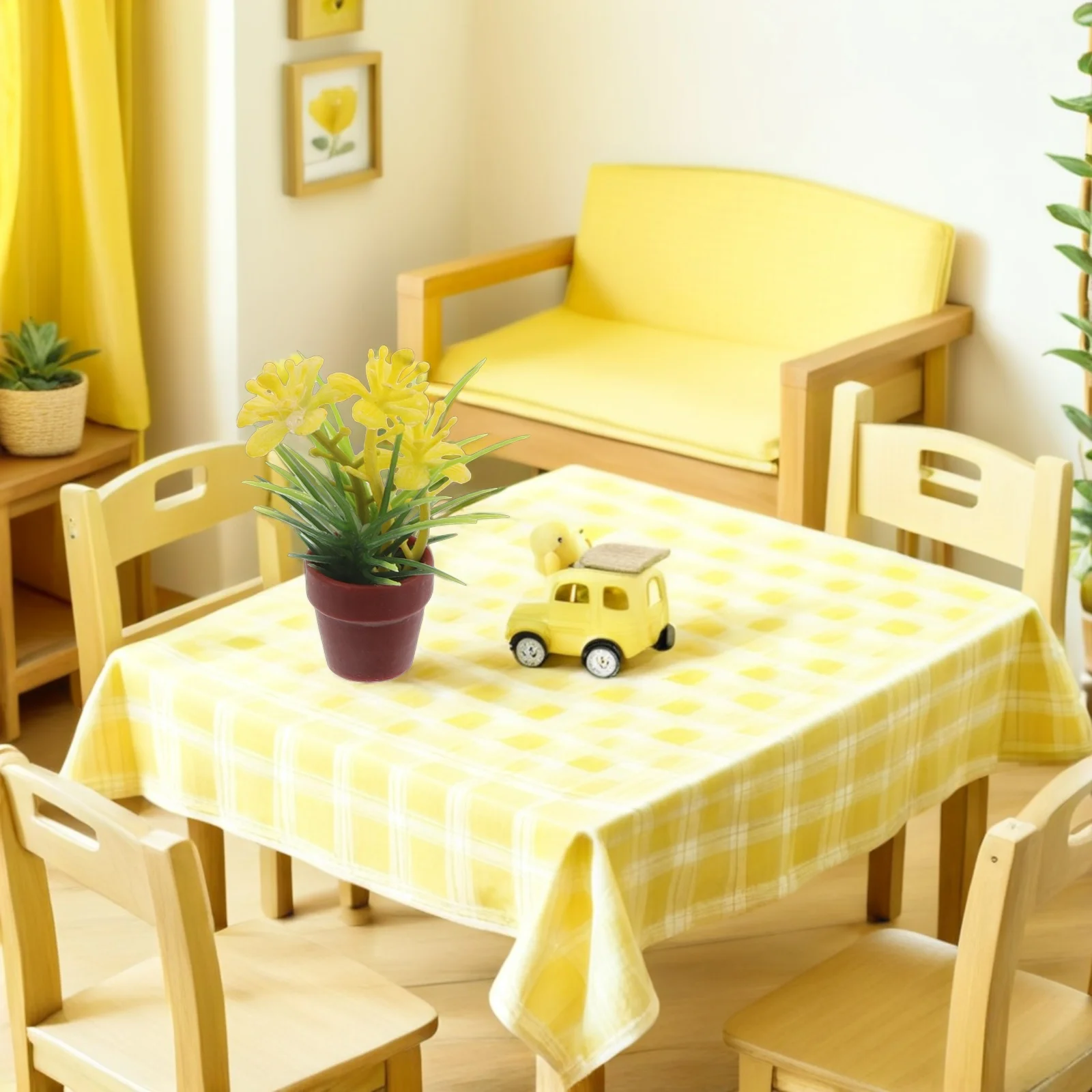 8Pcs Mini Bonsai Micro Landscape Artificial Potted Plants Tiny Simulated Greenery for Dollhouse Accessories Miniature Indoor - Image 3