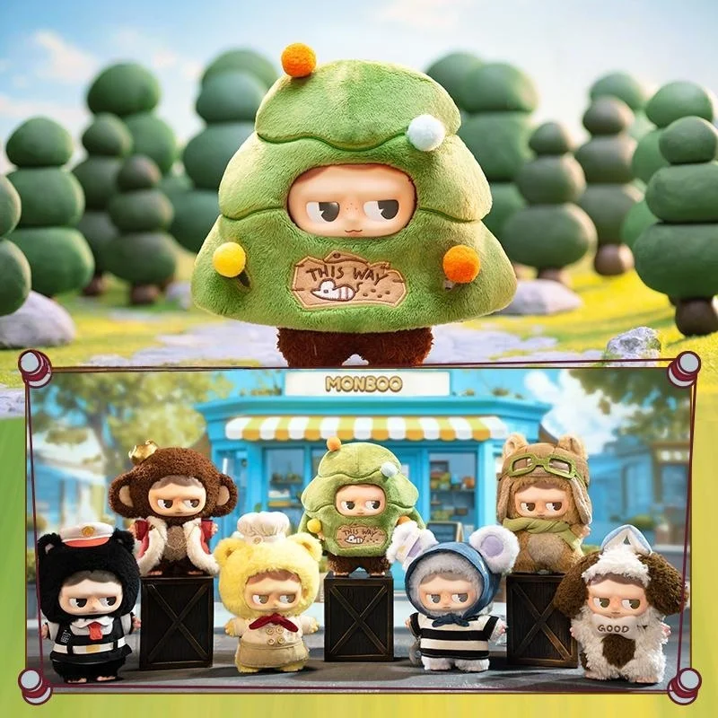 

Genuine Vinyl Doll Blind Box Toy City Monboo Forest Town Series Mystery Box Vinyl Doll Bag Pendant Decoration Girl Surprise Gift