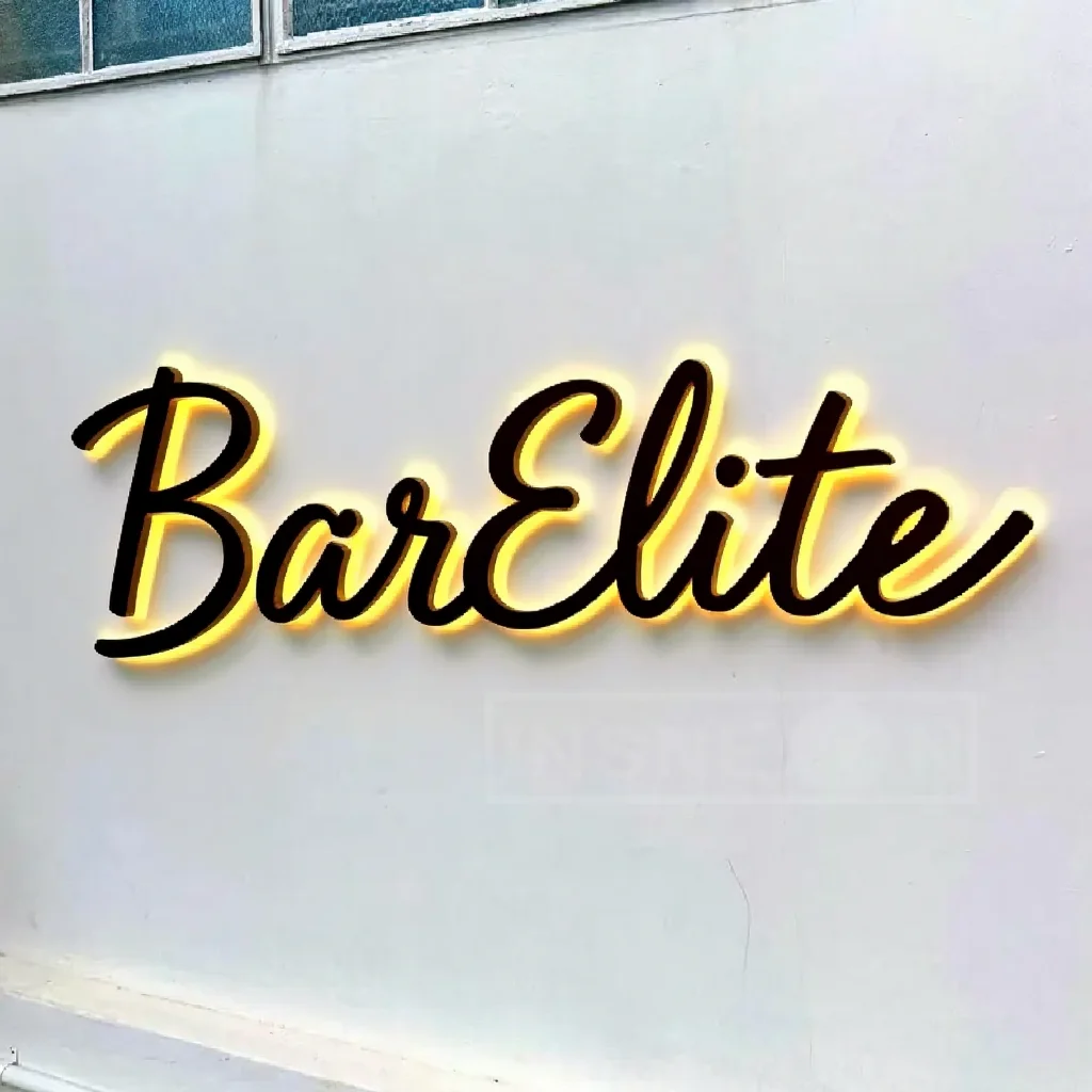Luminous Led Labels Illuminated Logo Custom Wall Letter Business Signs 3d Letters Personal Design Signage Light Advertising Sign