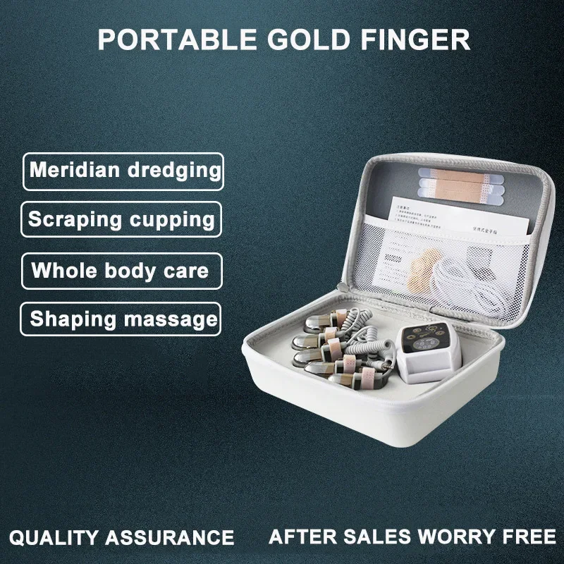 شد الوجه مدلك الجسم الجاذبية الماس فنجر تردد الراديو مكركرنت الذهبي فنجر RF EMS جهاز تجميل 2025