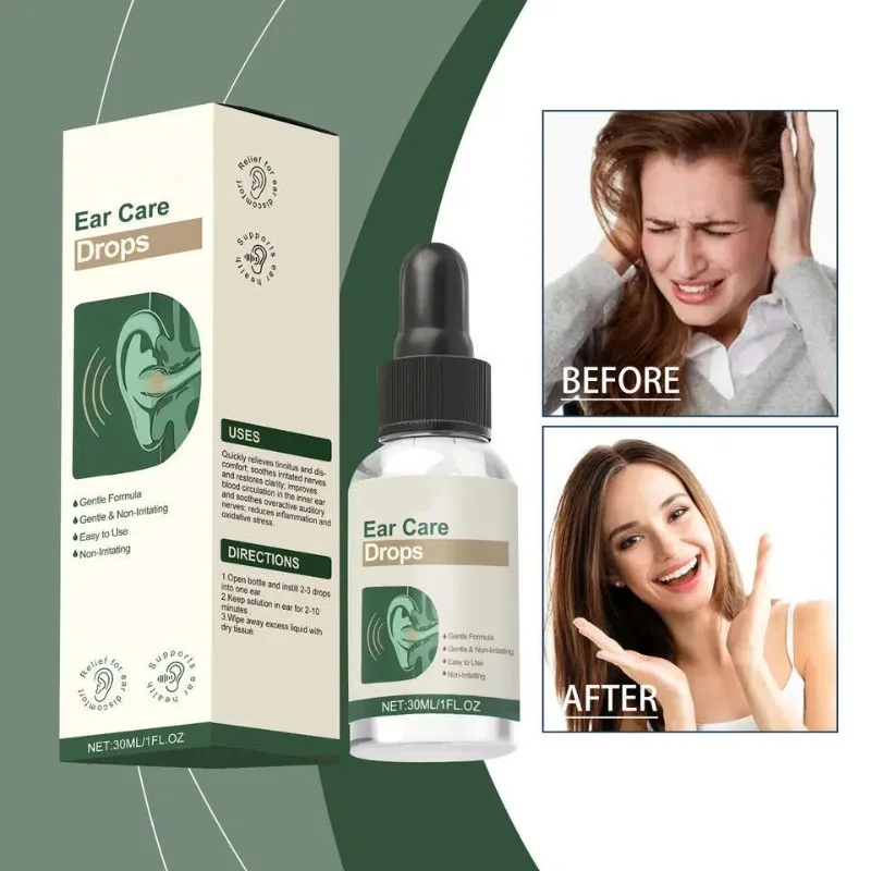 Ear Care Drops Gentle Formula Relieves Discomfort Cleans Ears For Daily Care