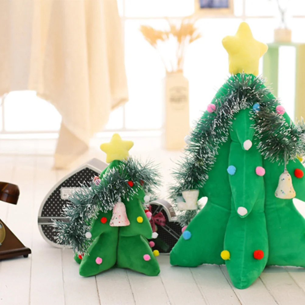 

30 см, 0,4 кг, музыкальная подушка для рождественской елки, подушка со светодиодной подсветкой для дома, дивана, стула, декор, подарок, Премиум, полипропилен, хлопок, портативный
