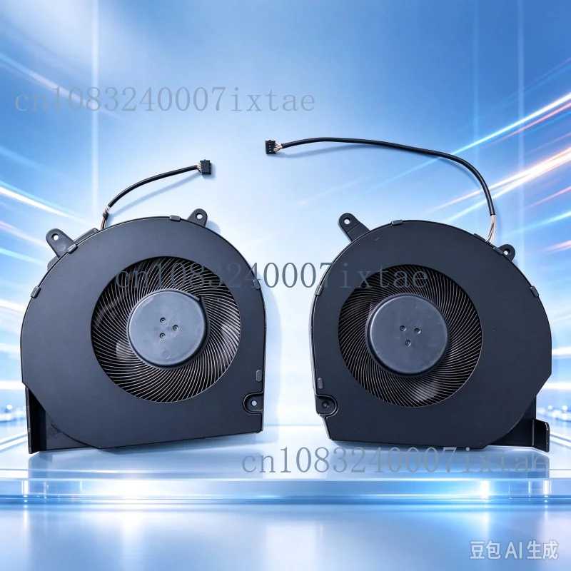 Compatible for Ultra Xpro16 16s GPU CPU Cooling Fan X6DR57TK NB801005HHT4B10005 THER7X6DRT-3711 DK1 DK2