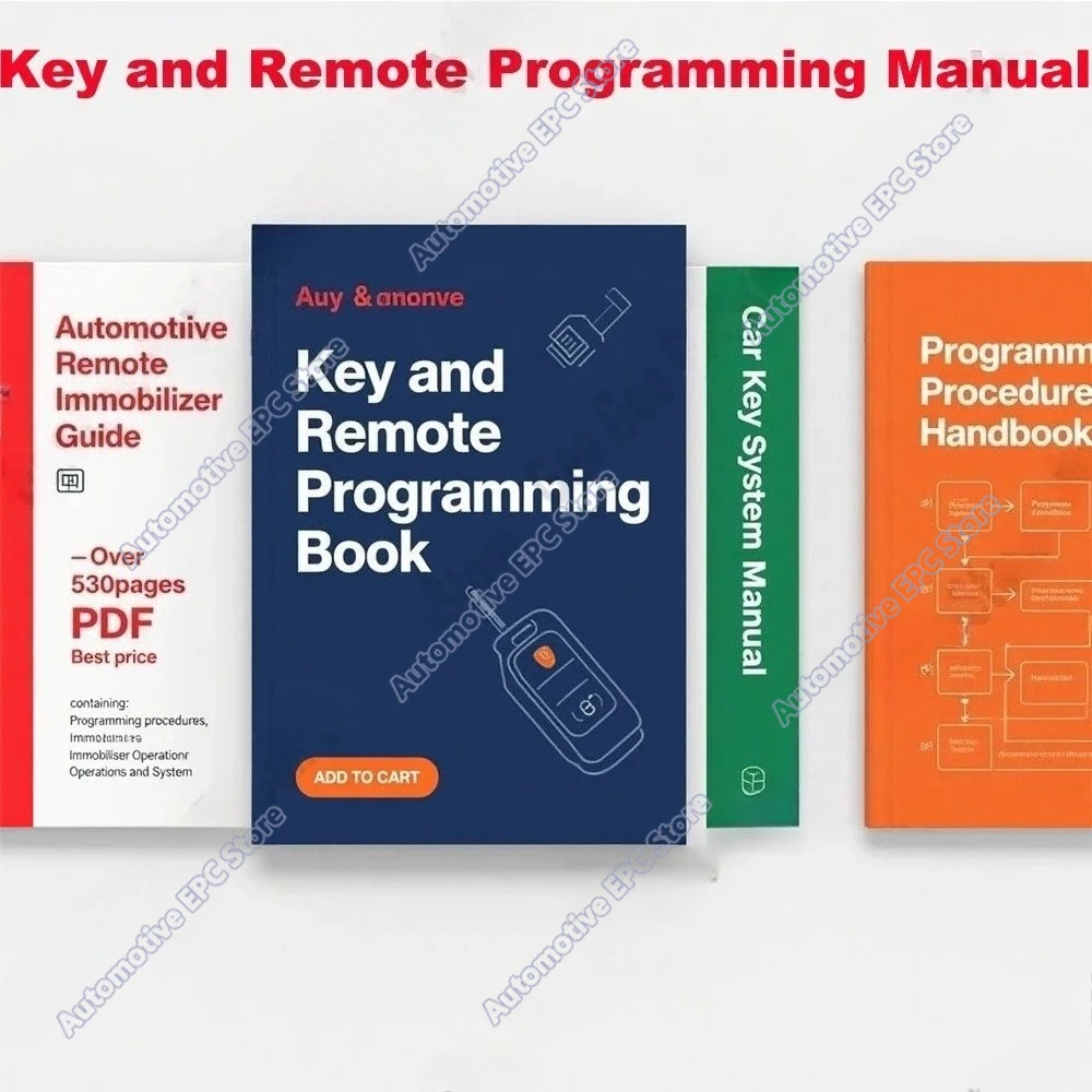 

Key and Remote Programming Manual Guide New obd2 scanner for All LockSmith Professionals Containing Program Immobiliser Systems