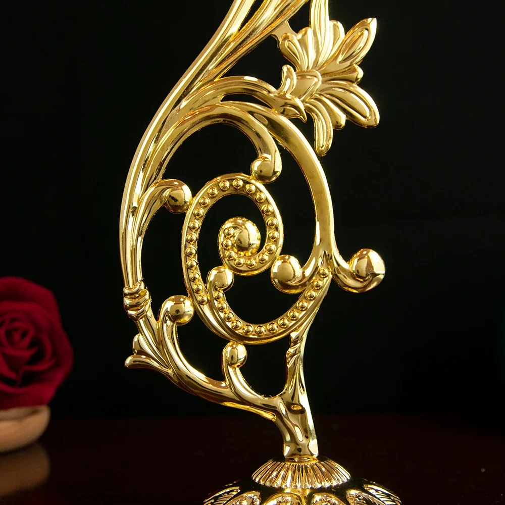HTISOK Orthodoxer Weihrauchbrenner und Wandhaken-Set, Zink-Vergoldet, Kirchendekoration, Luftreinigung, Religiöses Geschenk – Detail 4