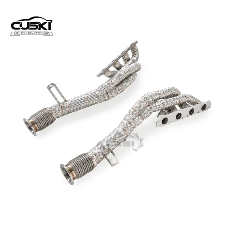 

Automotive Exhaust Modification Fittings for Lamborghini Gallardo LP560-4 4.2 2008-2018 Ss304 Exhaust Insulated Collector