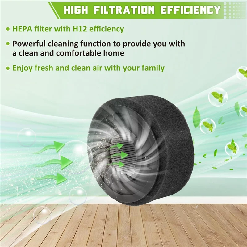 ABUG-4PCS 2037913/32R9 Filter For Bissell Powerforce Compact Cleanview Helix Turbo Vacuum Cleaner Replacement Filter Set