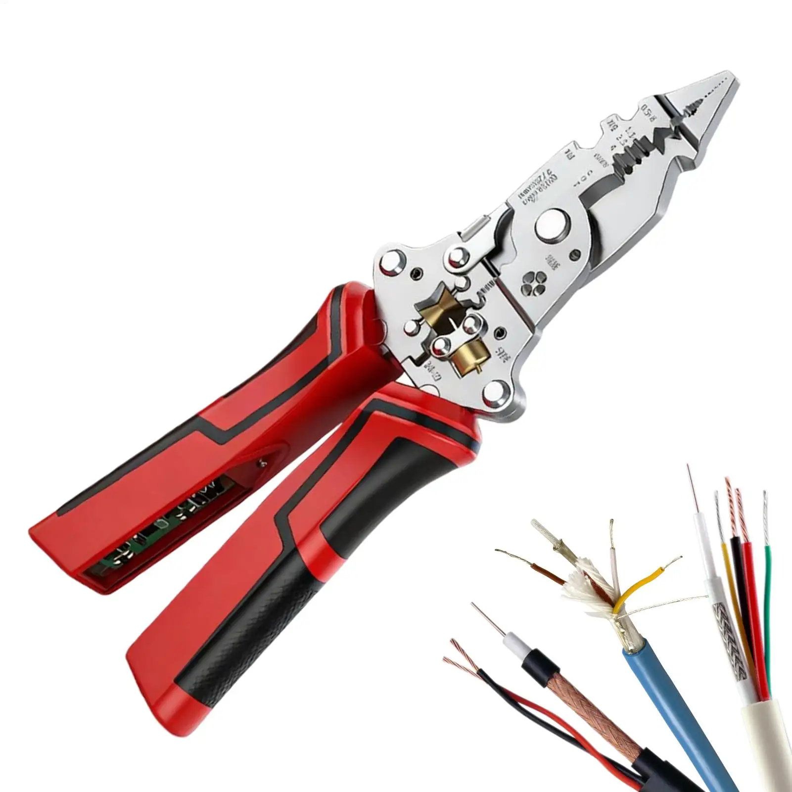 

Кусачки для проводов с детектором напряжения и сигнализацией, электрические клещи для резки, зачистки, скручивания и тестирования, для дома, квартиры, автомобиля