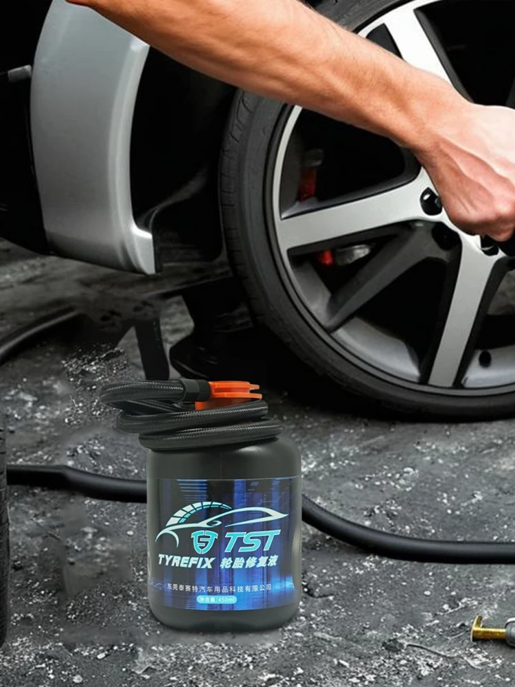 AliExpress NONE Tire Repair Sealant Tire Repair Fluid 450ml Automatic Inflatable Tyre Repair Tools For Car Motocycle Truck Bicycle Bike Vehicle