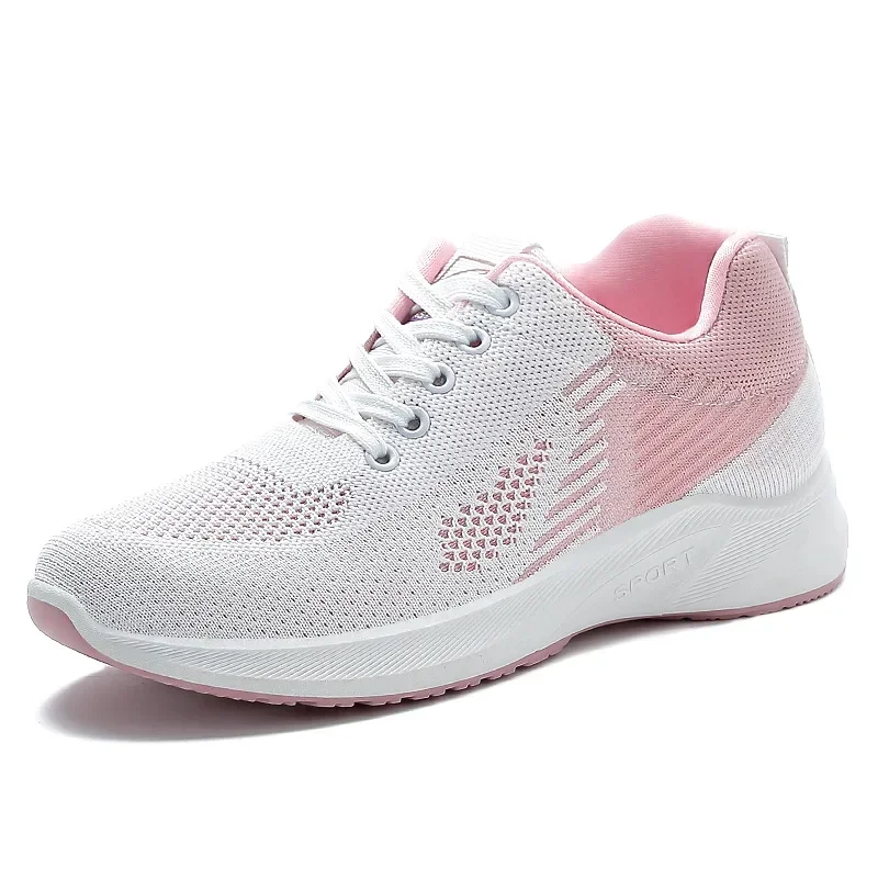 New casual sports women's shoes, lace-up versatile casual shoes