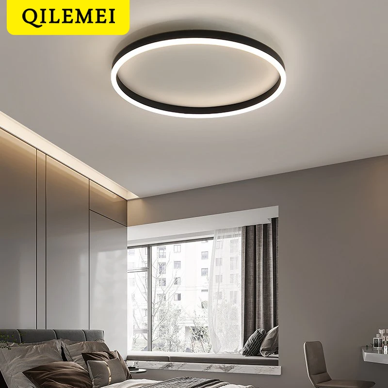 Moderne Ronde Led Plafondlamp Binnenverlichting Woonkamer Slaapkamer Studie Plafondverlichting Oppervlak Woondecoratie Luminaria