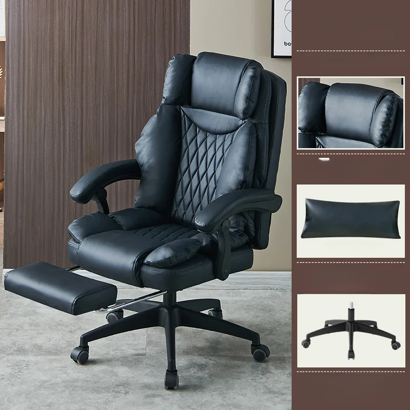 Recliner Executive Office Chair Computer Rotating Comfy Armchair Office Chair Ergonomic Designer Silla De Oficina home furniture