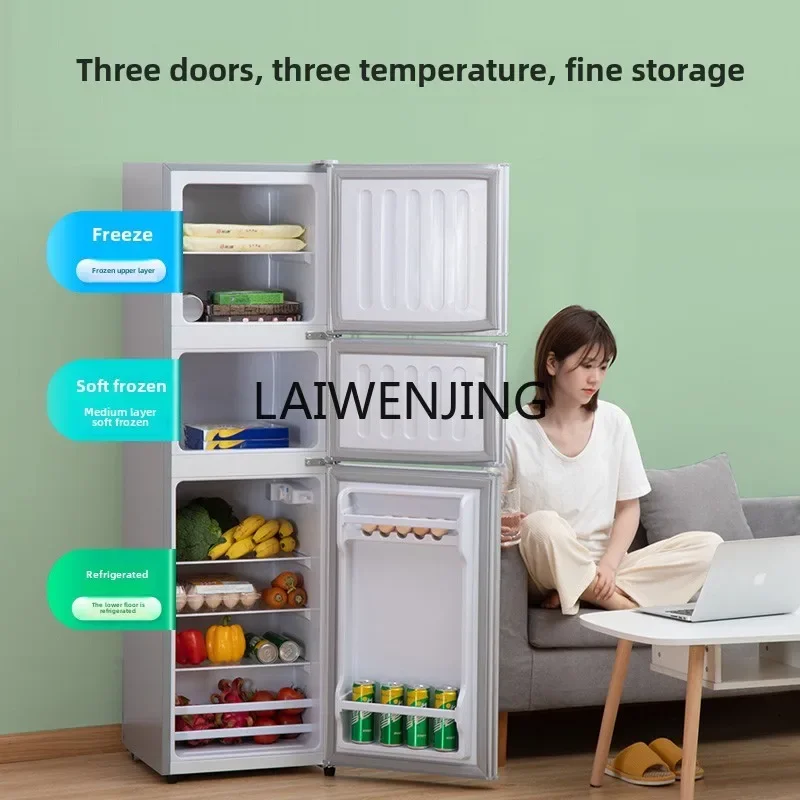 SGF three-door refrigerator household small energy-saving and power-saving double-door refrigerator