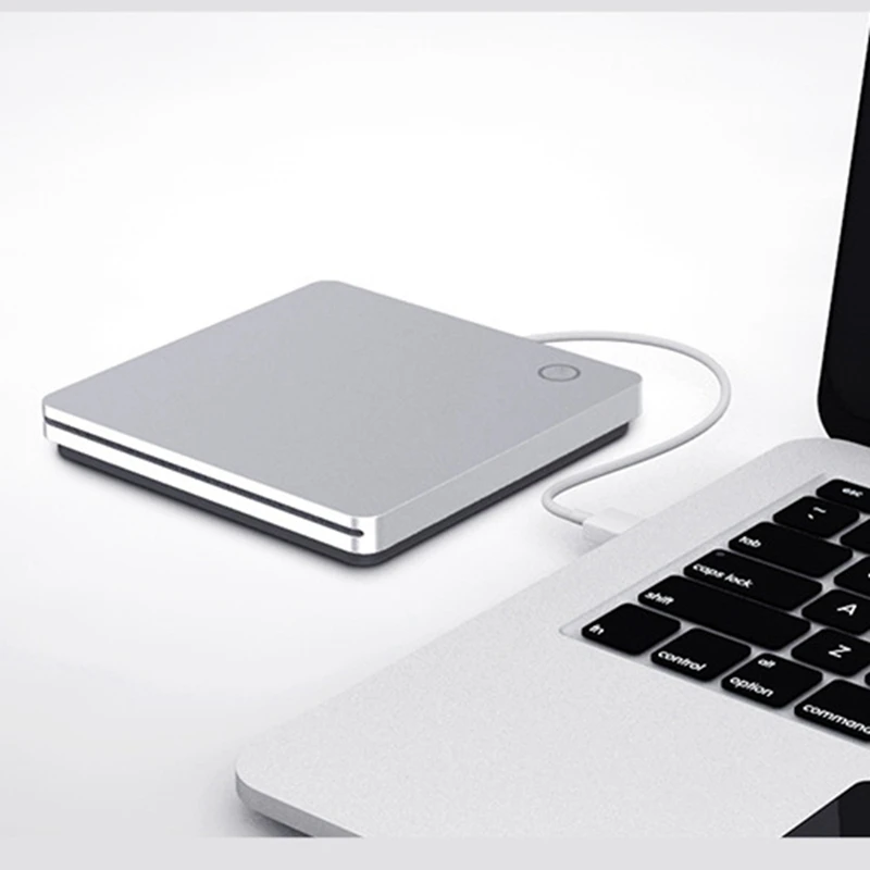 USB 3.0 Type C Slim Slot For External Drive 8X DVDRW DVD CD RW ROM Writer Drive For Apple Mac Windows PC