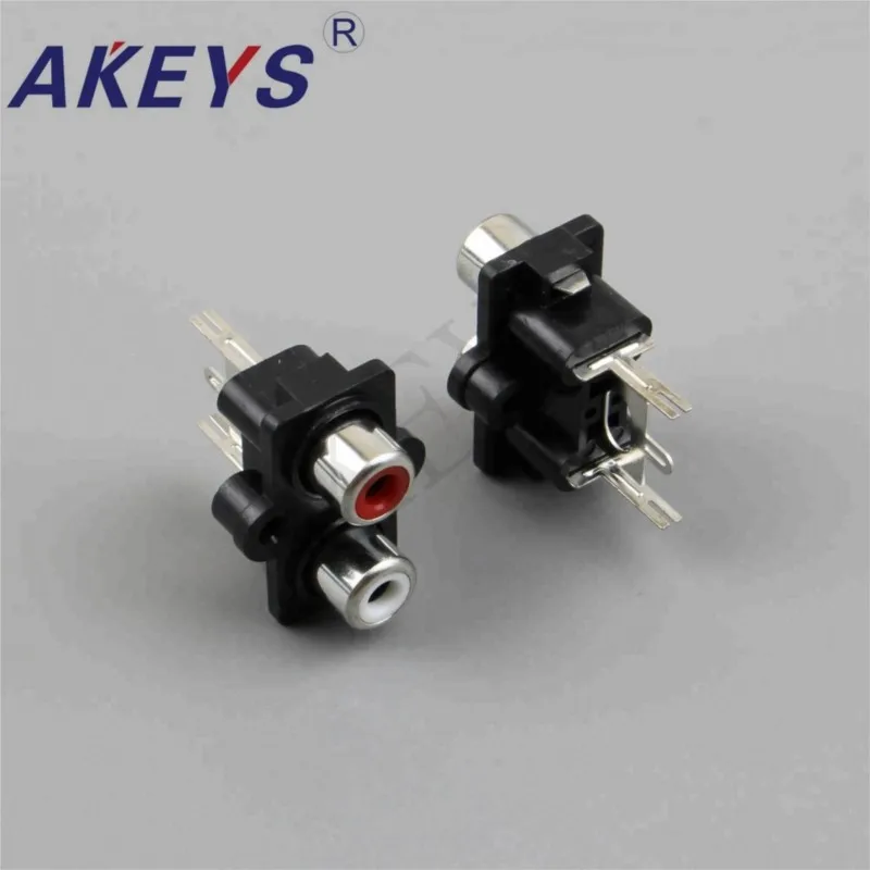 10PCS AV2-8.4-07B Pcb Mount Female Socket Adapter Av Concentric Outlet