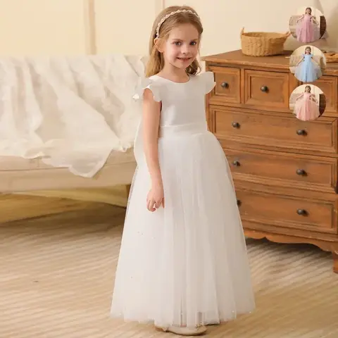 10 best sales Bröllopsklänningar för flickor 7 till 8 år - №6