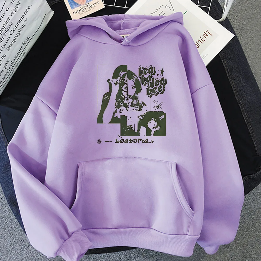 นักร้อง Beabadoobee ใหม่ Hoodie มังงะกราฟิกพิมพ์เสื้อกันหนาวหวาน Y2k ยอดนิยมเสื้อผ้า Roupas Femininas Unisex Pullovers