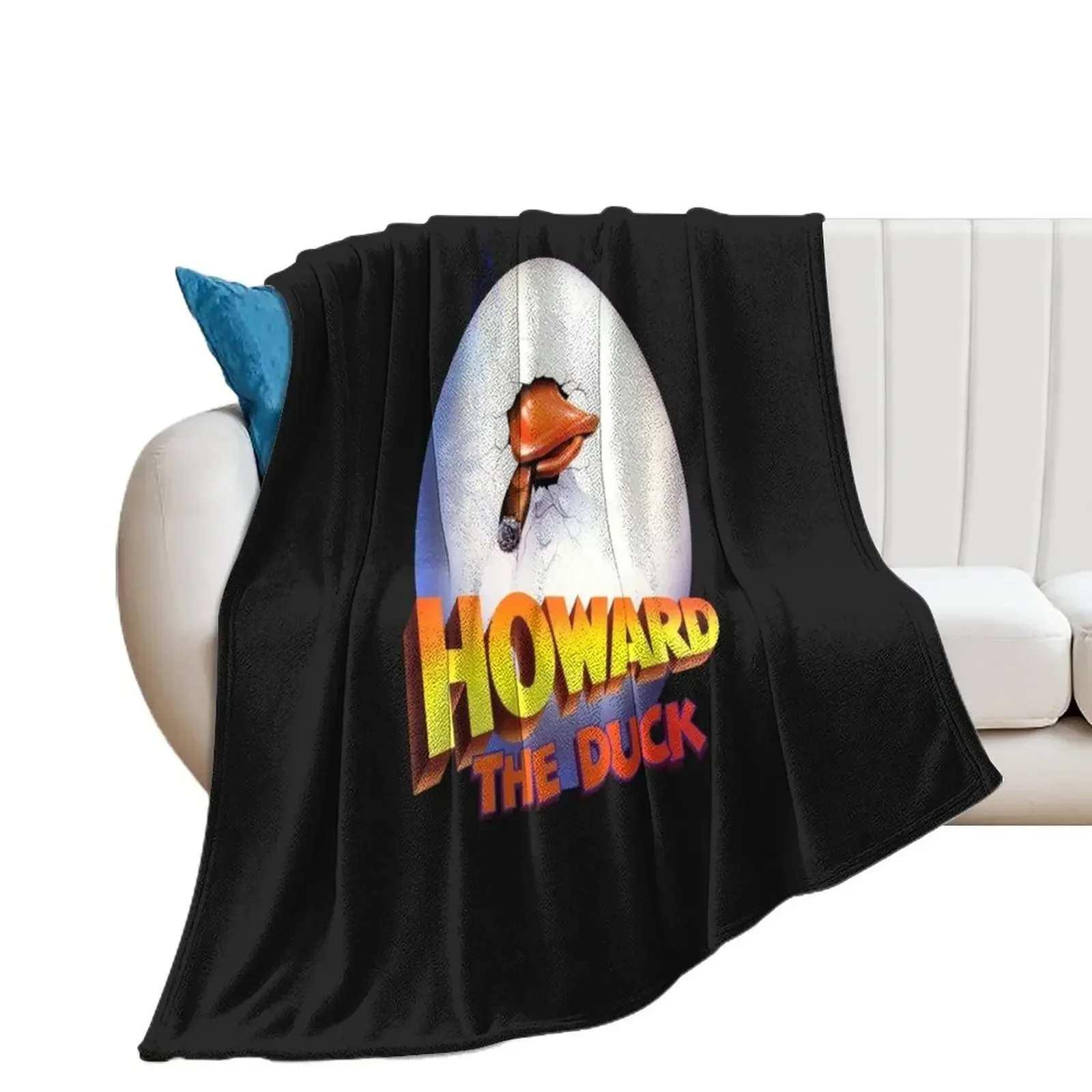 Howard The Duck 68 Throw Blanket Furrys anime Bed linens Blankets