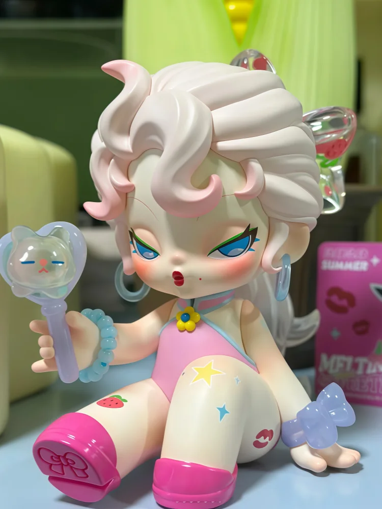 

Dodo Nami Series Daji Red Lover Lily Dragon Girl Koi Fish Limited Edition Коллекционная модель Фигурки Q Версия Орнамент Куклы Игрушки