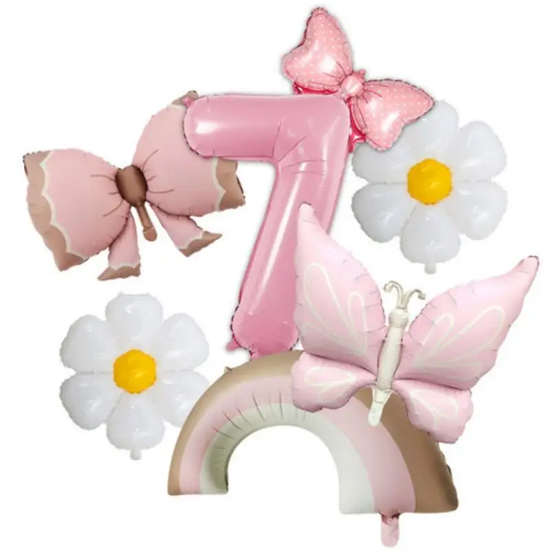 Neue Schmetterlings-Themen-Geburtstagsparty-Artikel: Schmetterlings-Tischgeschirr, Teller, Becher, Servietten, Tischdecke, Party-Deko, Ballons, Papa-Armband – Detail 37