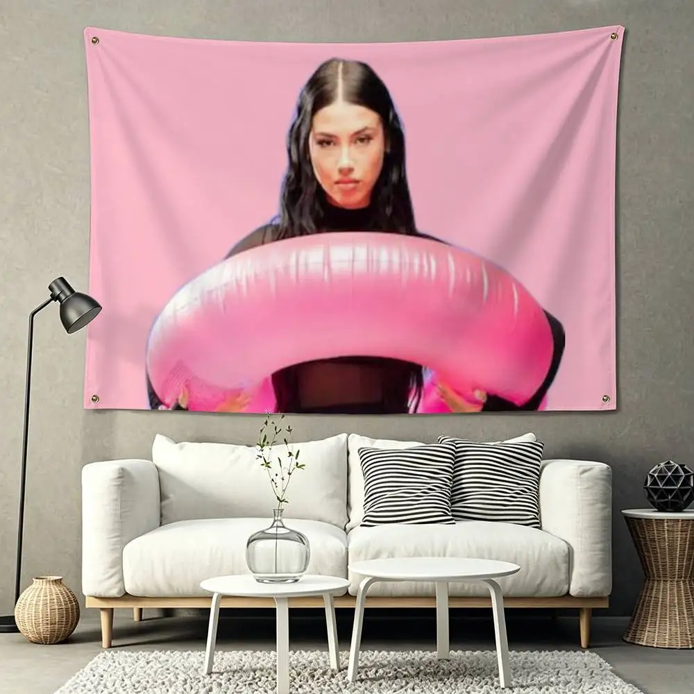 Singer A-Anna Pepe Square Flag Suitable For Party Club Outdoor Interior Wall Decoration Banner Fans Gift 4