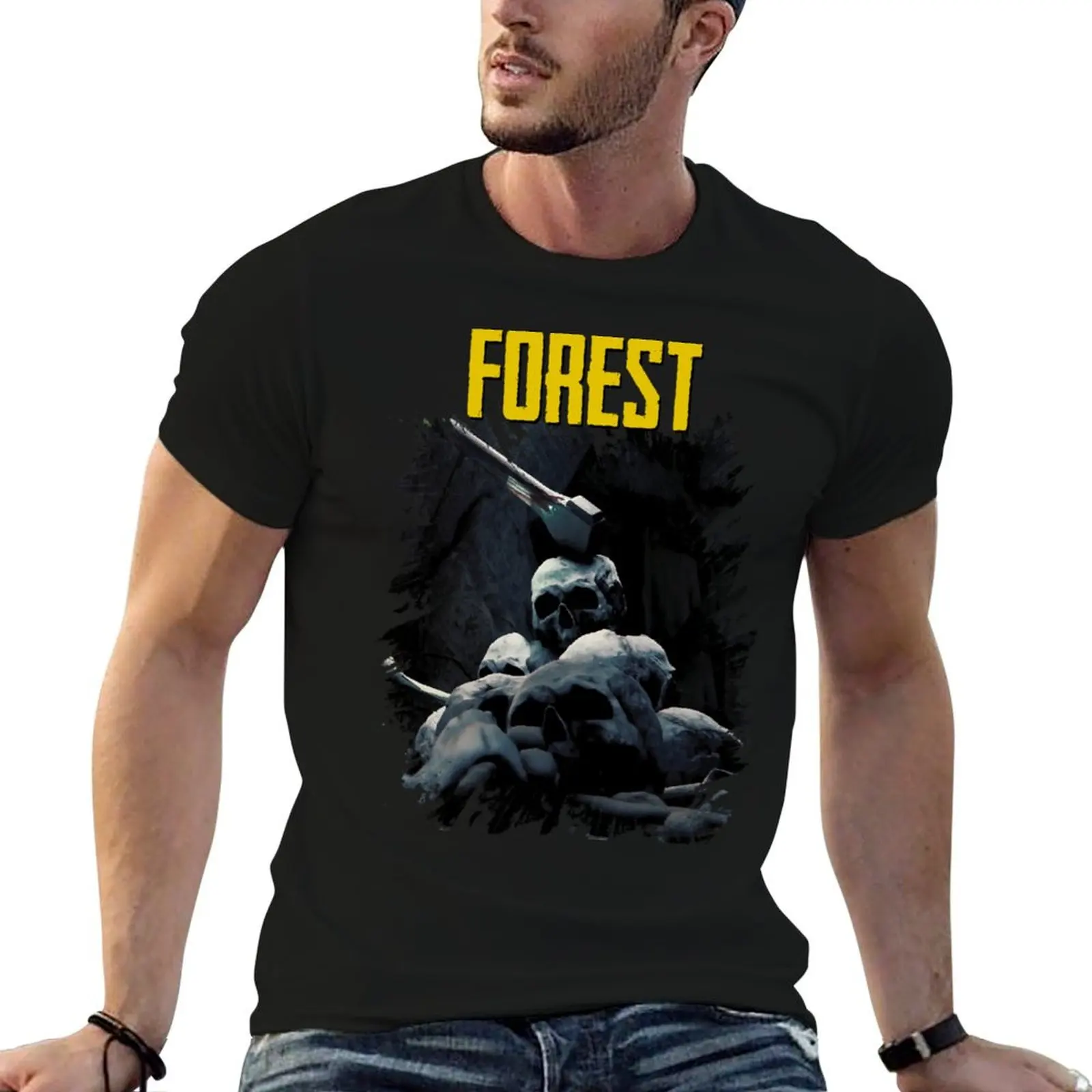 

The Forest game T-Shirt graphic tee shirt sports fans oversized graphic tee men clothes