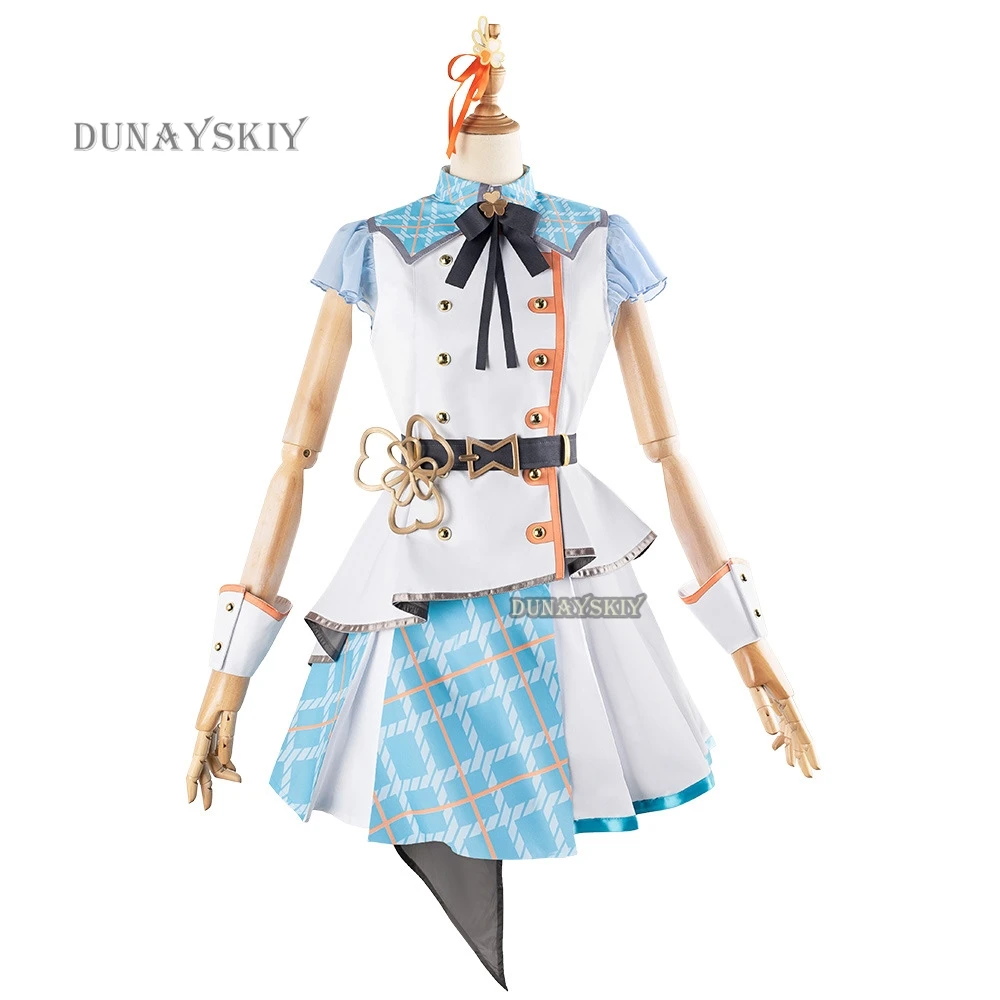 Anime Project Sekai MORE MORE JUMP Cosplay Costume Hanasato Minori Wig Idol Lolita Cos Roleplay Uniform Women Girl Outfit Suit