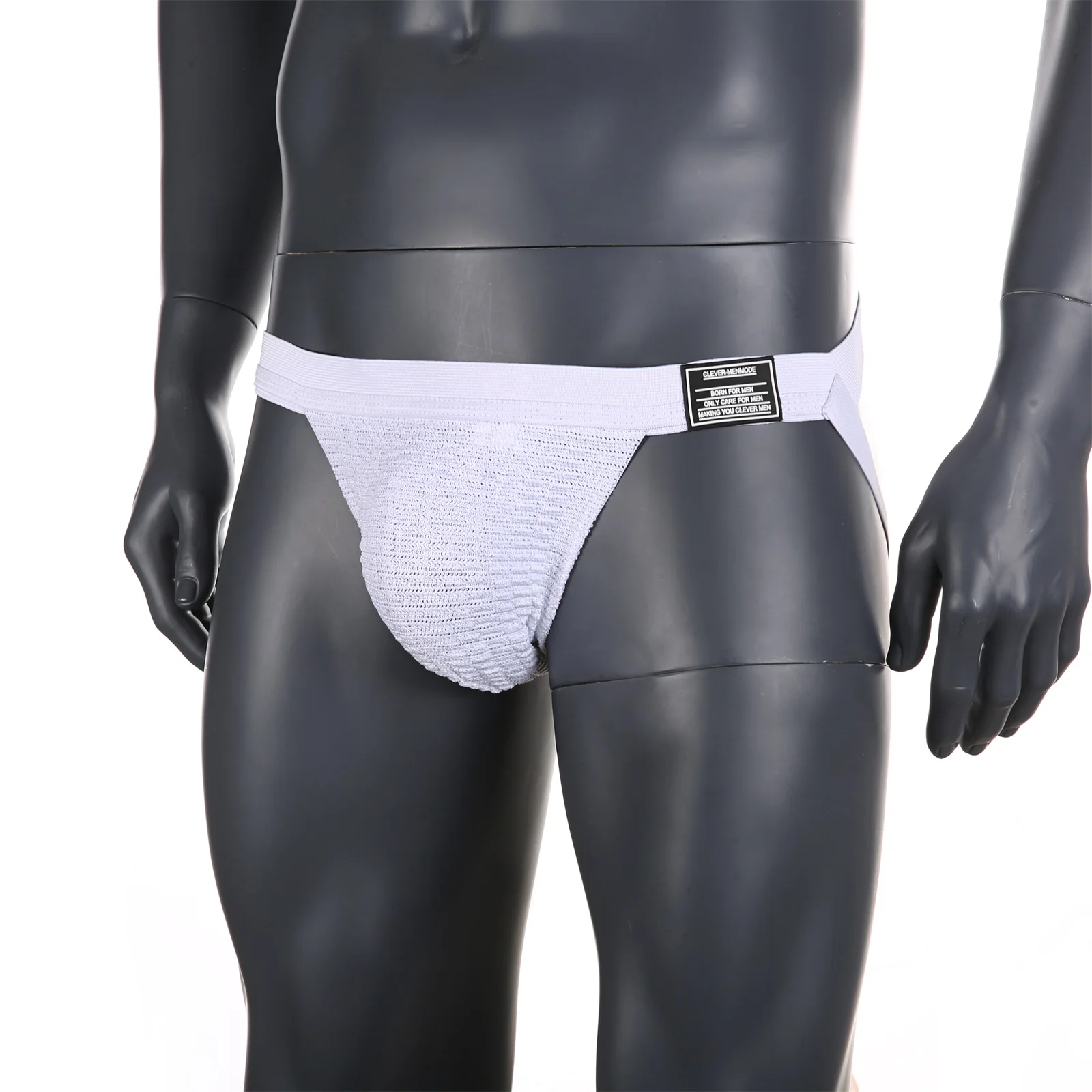 

Men Sports Jockstrap Athletic Supporter Thong Comfortable Backless Breathable Work out Jock Strap Elastic Wide Band Underpant