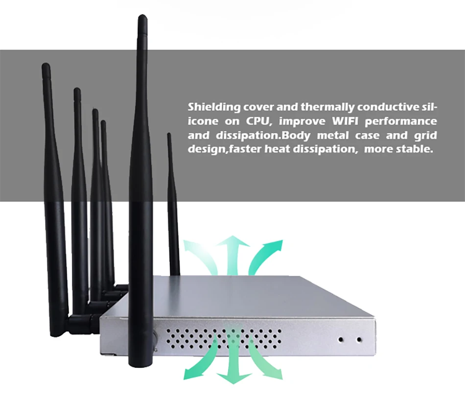 Imagem -05 - Zbt Wg1602 1200mbps 4g Lte Router sem Fio Wifi Dois Modem Cat12 Openwrt Router Alta Velocidade Dual Sim Card Gigabit Lan Port