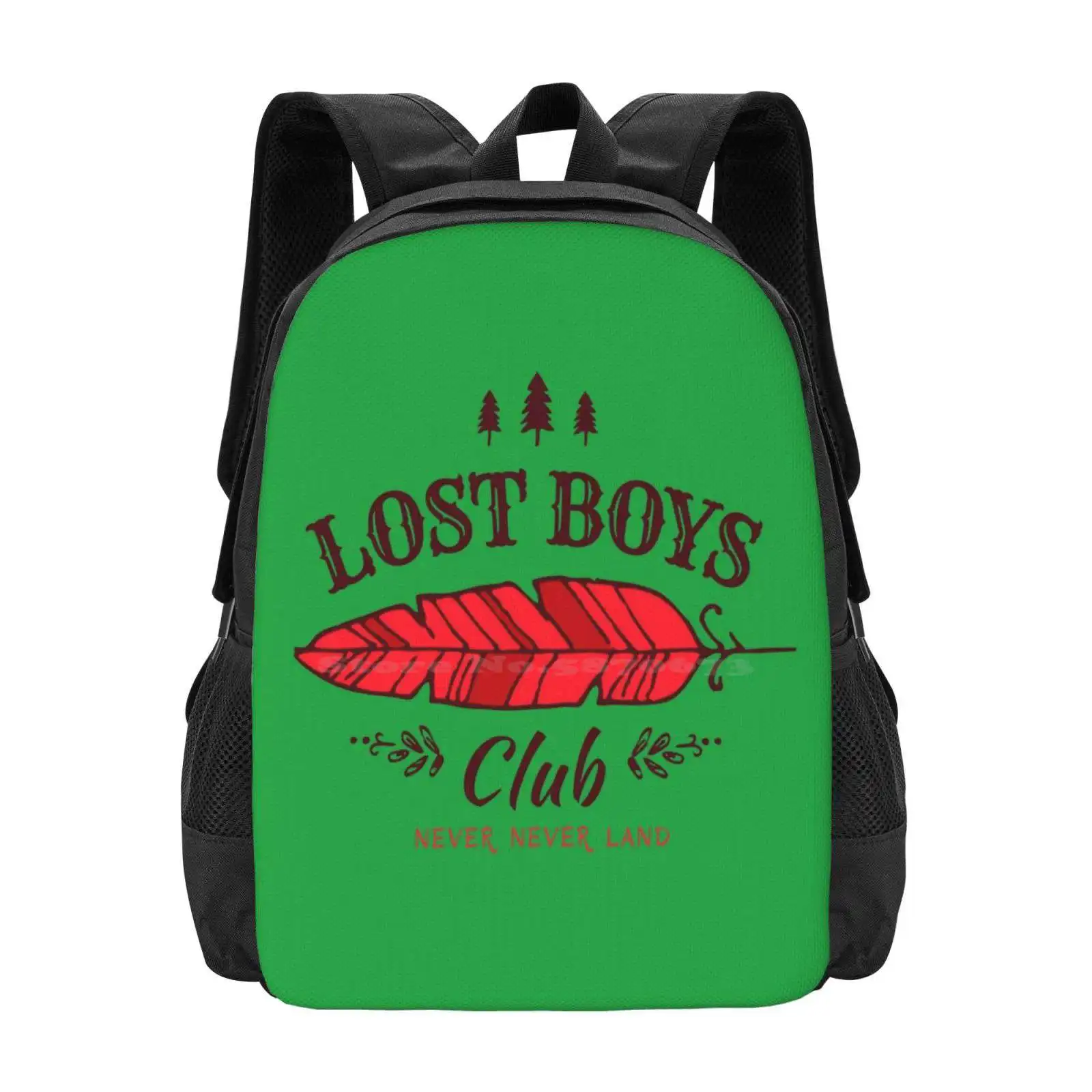 Club / / Backpacks For School Teenagers Girls Travel Bags Neverneverland Never Land Fan Fandom Youth Young Hipster Cosplay