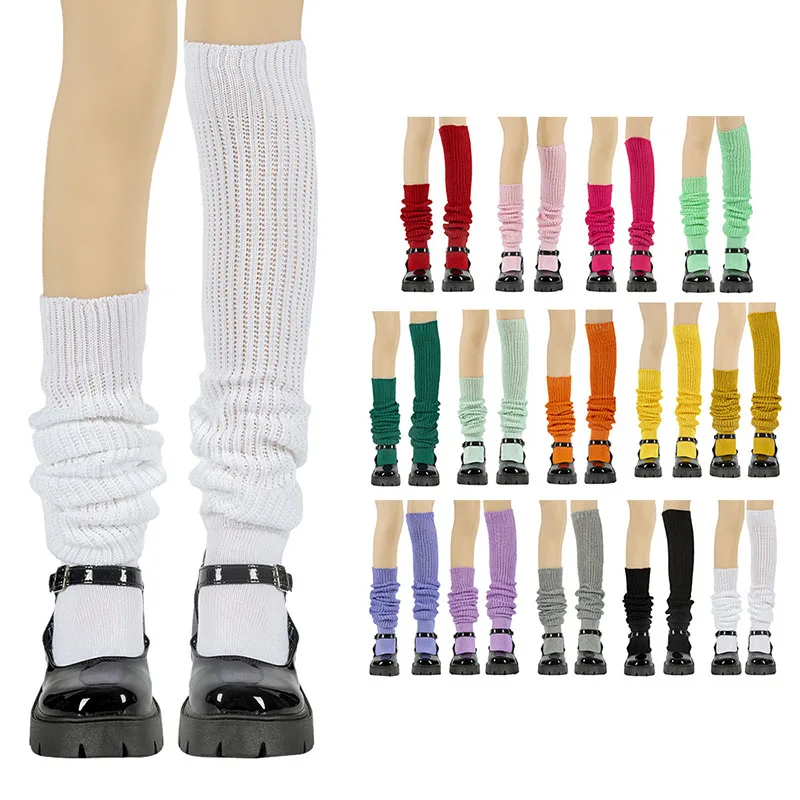 Chaussettes Slouch pour femmes, Chaussettes adt, Bottes, Bas, Lycéenne japonaise, Uniforme JK, Accessoires de costume, Jambières, Chaussettes Cosplay