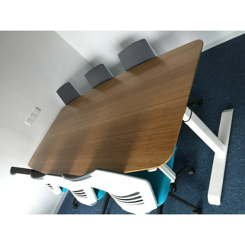 

Three-legged straight electric lifting table large size three-motor office conference table rack dining coffee table