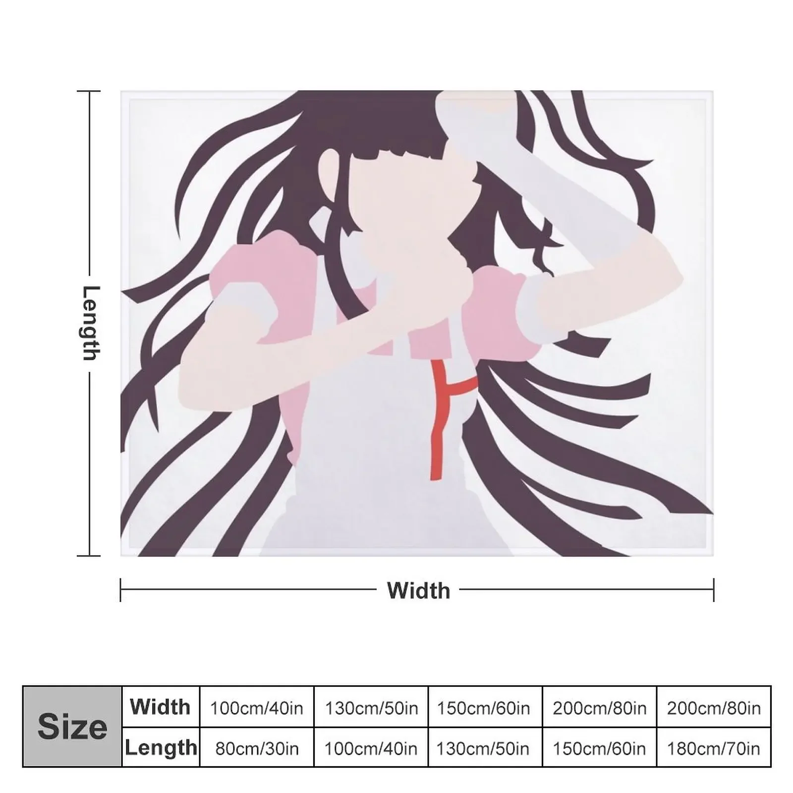 Mikan Tsumiki Throw Blanket Moving Custom Blankets