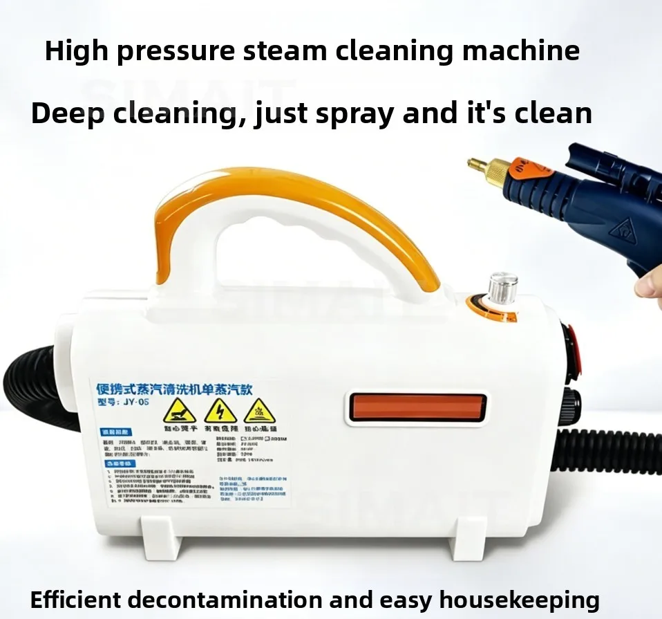 3000W Hydro Steam Cleaner High Temperature Handheld Portable Washer Machine for Pet Cat Disinfection Home Kitchen