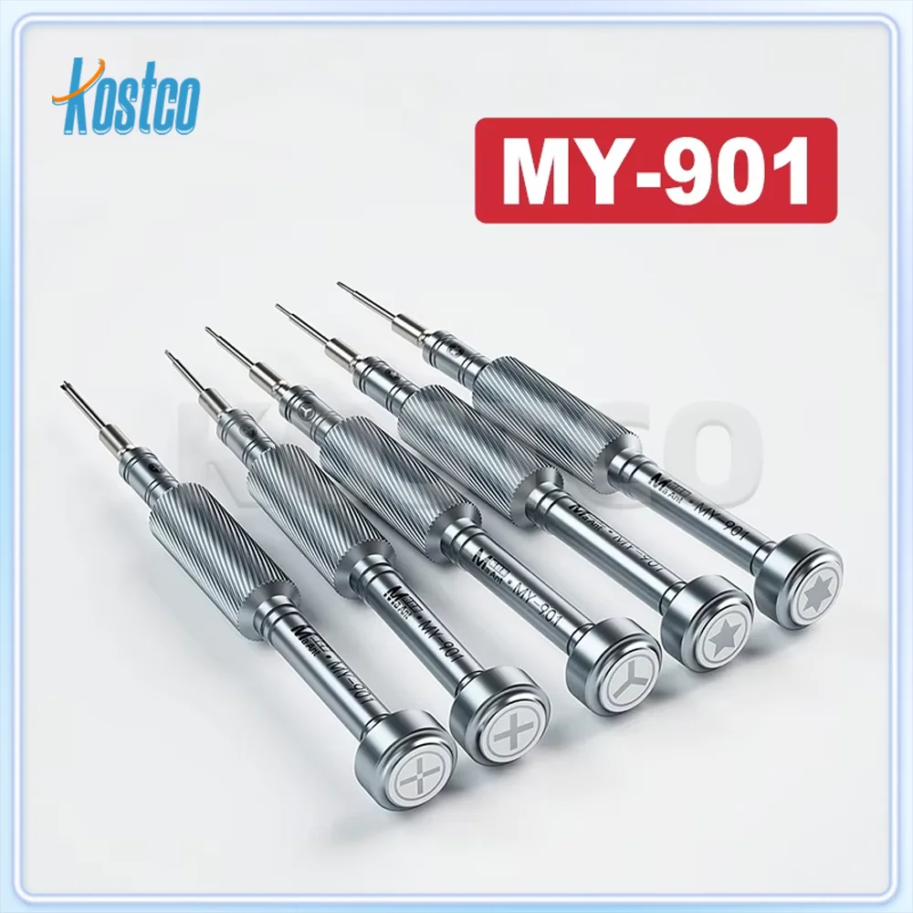 MaAnt MY-901 Precision Screwdriver Set Y0.6 PH000 0.8 M2.5 T1 T2 For iPhone Android Strong Magnetic Mobile Phone Repair Tools