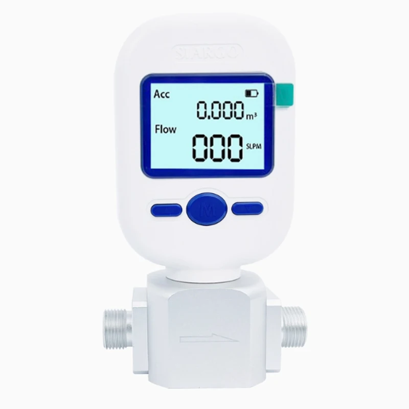 20L MF5706 Gas Mass Flow Meter Nitrogen Oxygen Compressed Air Argon Carbon Dioxide Flow Meter