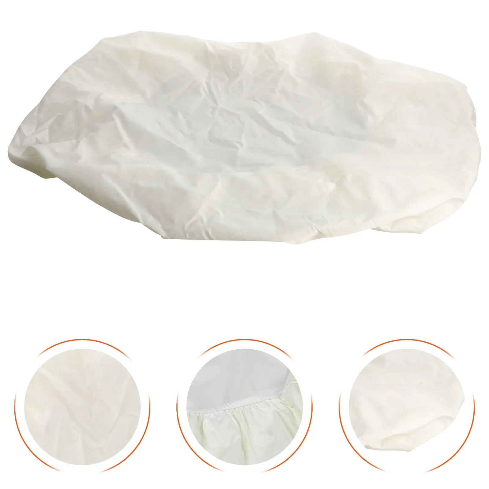 Rectangular Fabric Ceiling Lampshade White Anti Glare Nursery Soft Light Diffuser Bedroom Ceiling Lamp Cover