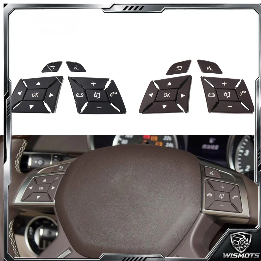 Car Multi-function Steering Wheel Push Switch Buttons For Mercedes Benz ML GL G W166 1669052800 1669052900