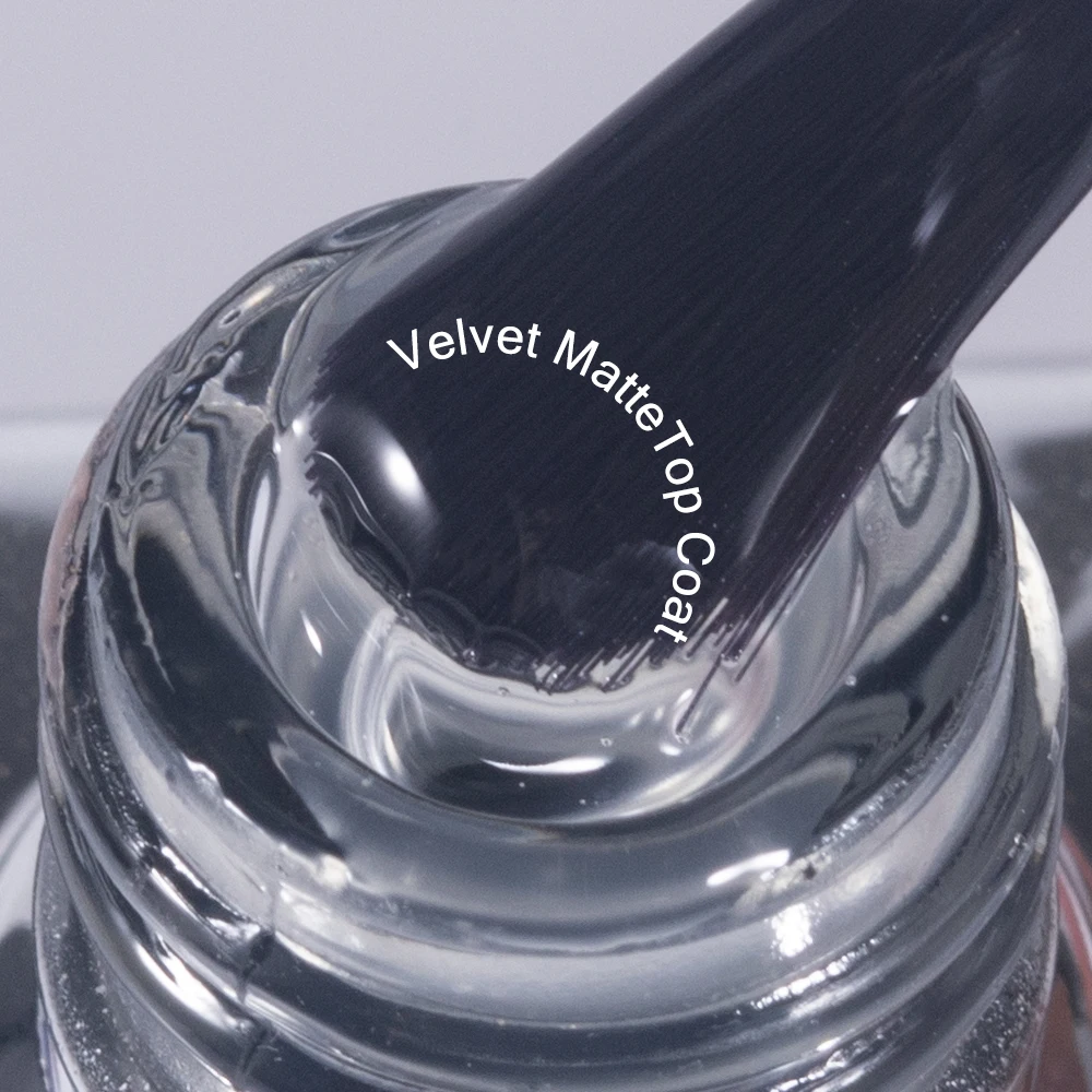 كوديس جل المخملية ماتي معطف فوقي قاعدة معطف هلام طلاء الأظافر الأشعة فوق البنفسجية واضح متجمد مات تأثير هلام إنهاء مانيكير رسومات أظافر السدادة #3