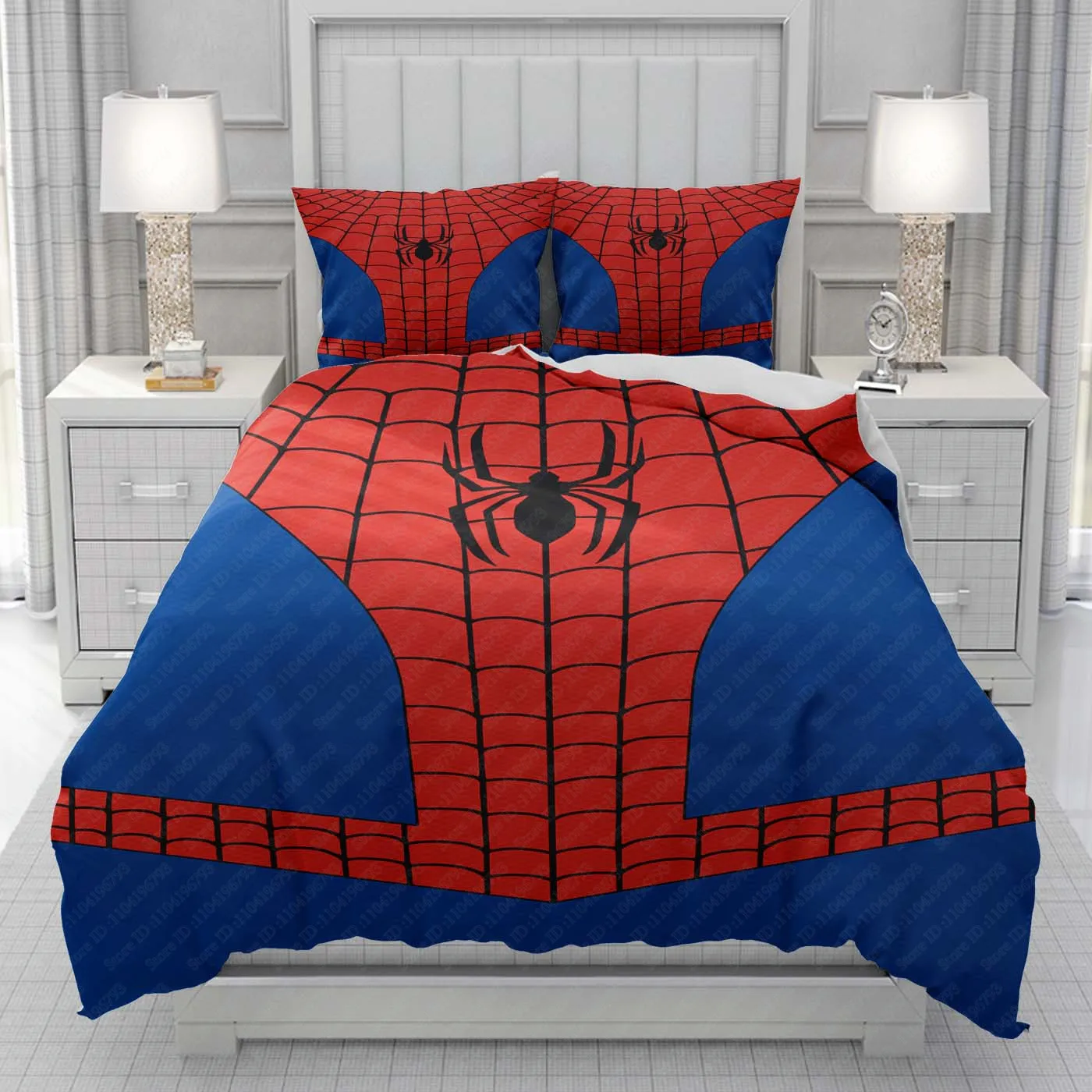 Spiderman Duvet Cover men women/Children KID Printing Pokémon cartoon Bedding Set  Comforter Bed Soft Comfortable