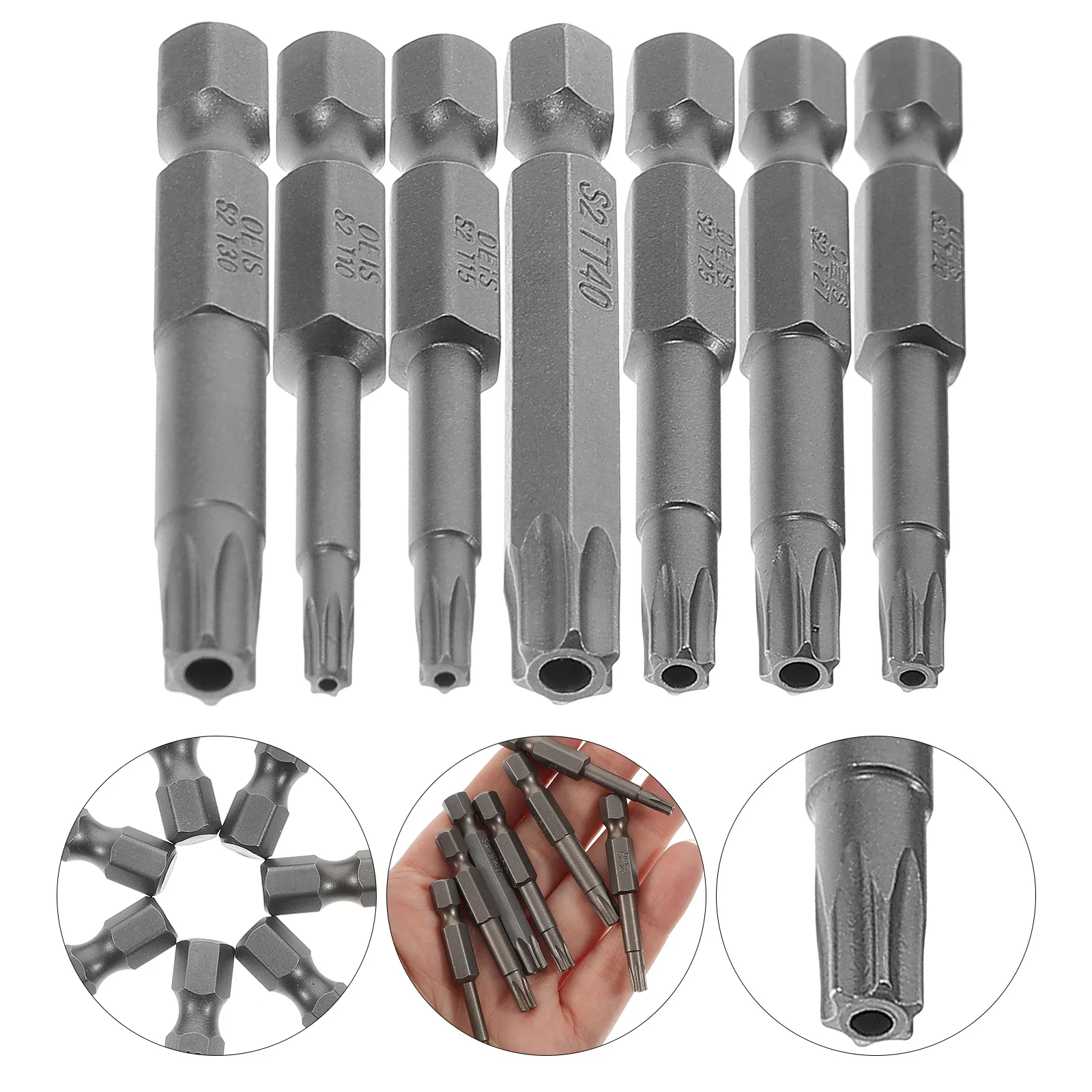 

1 Set 1/4 Inch Security Reamer Drill Bit Replacement Magnetic Hardened Forged Universal Screwdriver High