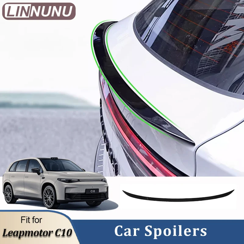 LINNUNU Rear Wing Spoiler Fit for Leapmotor C10 2024 Car Rear Spoiler Lip Exterior Decoration Parts Rear Roof Auto Accessories