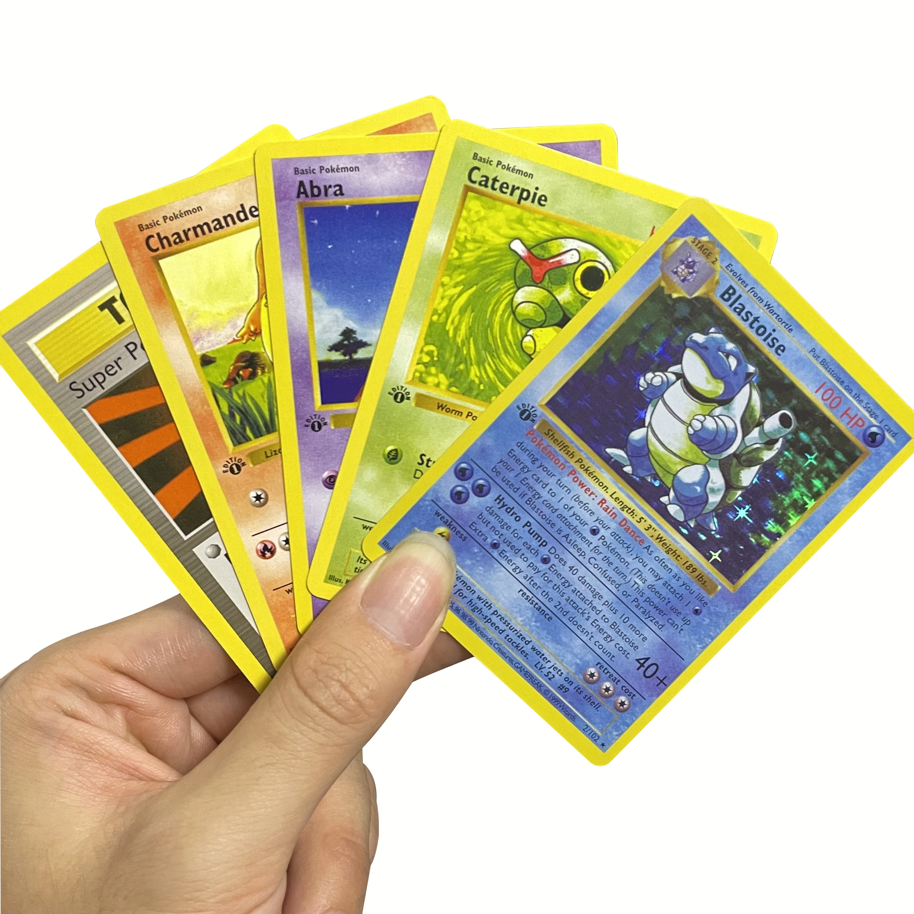 PKM Card PTCG Set completo vintage Jungle/Fossile/Base Set/Team-Rocket Esclusivi set di scatole da collezione per appassionati e collezionisti