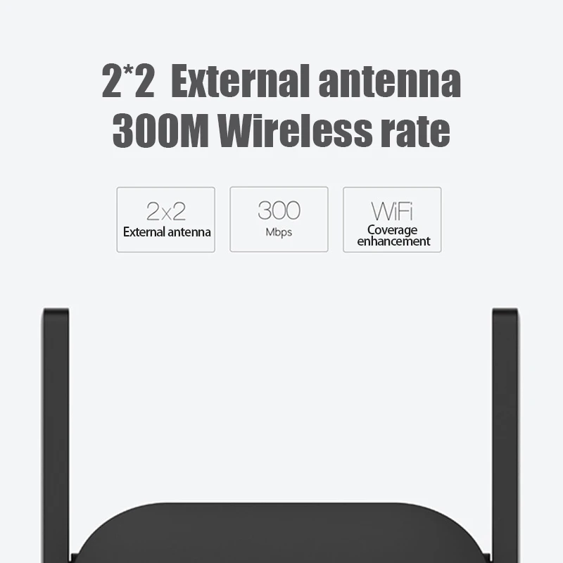 2024 New Xiaomi Mijia Wifi Amplifier Pro 300Mbps 2.4G Repeater Network Expander Range Extender Roteader Mi Wireless Wi-Fi Router