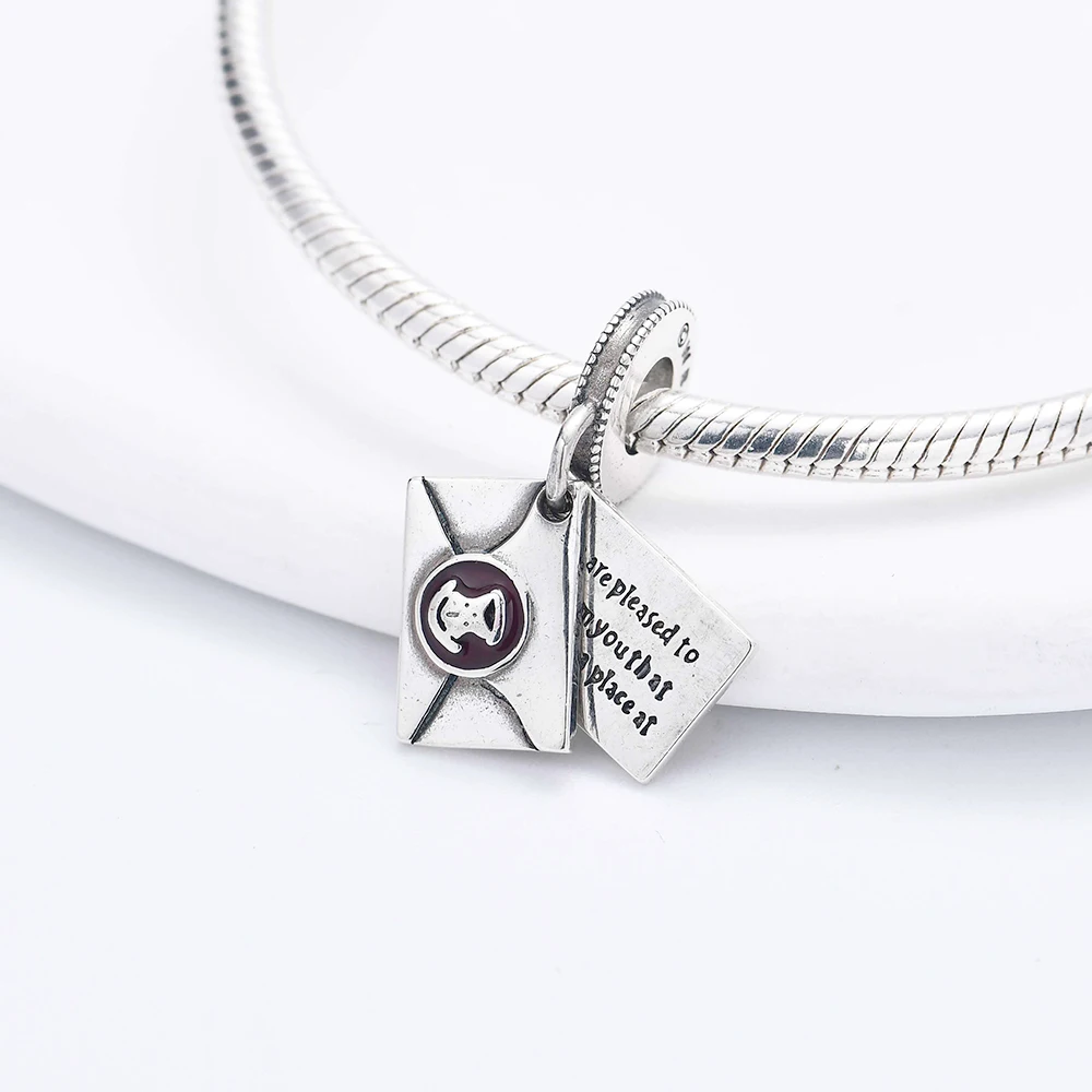 Miniso Disney 925 Silver Boys Girls Hats Castle Charm Beads Fit for Original Bracelets DIY Women\'s Jewelry Accessories Gifts