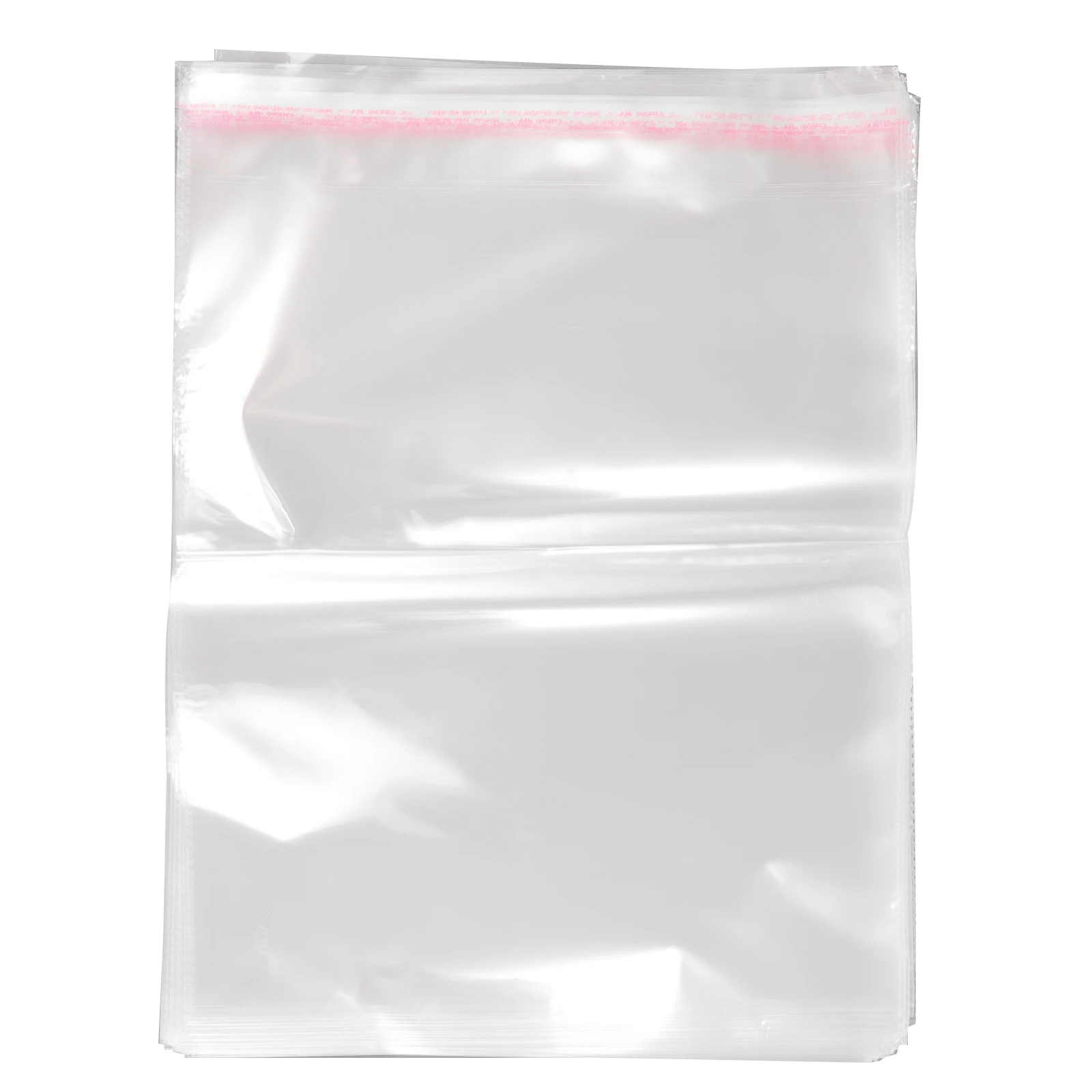 

100 Pcs Self Adhesive Bags Transparent OPP Cellophane Packaging for Clothing Gifts Bakery Products Super Clear Non Stretching