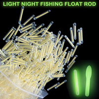 50Pcs 2.2-4.5mm Fishing Luminous Sticks Fishing Rod Night Glow Stick Outdoor Night Fluorescent Sticks for Cork on A Fishing Line