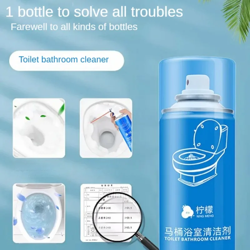 Multifunctional Bathroom Bubble Cleaner 3-in-1 Cleansing Deodorizing And Sterilizing Bubble Mousse